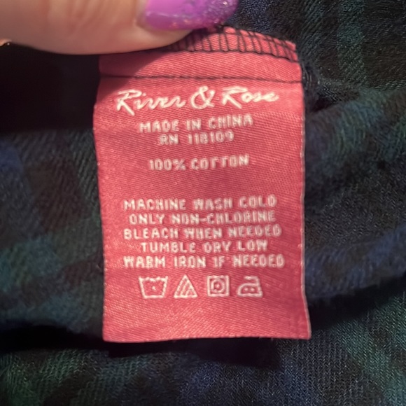 Flannel hooded shirt - Picture 5 of 5